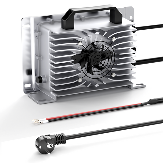 Suraziki 116,8 V 18 A Lithium-Lifepo4-Batterieladegerät für 102,4 V 96 V 32S Batterie, wasserdicht, 0-V-BMS-Aktivierungsladegerät für Wohnmobile, Boote, Golfwagen, Energiespeichersystem
