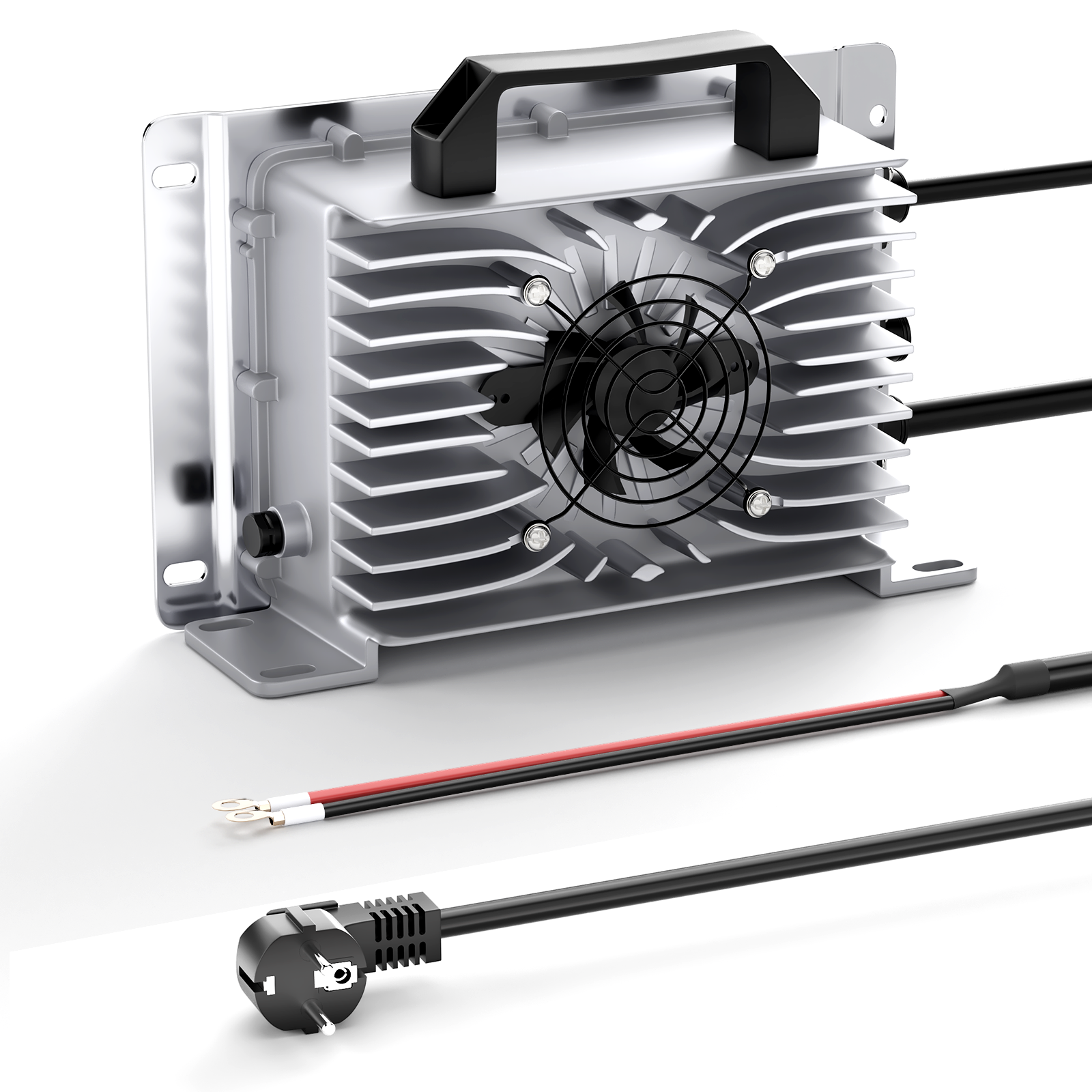 Suraziki 54,75 V 30 A Lithium-Lifepo4-Batterieladegerät für 48 V 15S Batterie, wasserdicht, 0-V-BMS-Aktivierungsladegerät für Wohnmobile, Boote, Golfwagen, Energiespeichersystem