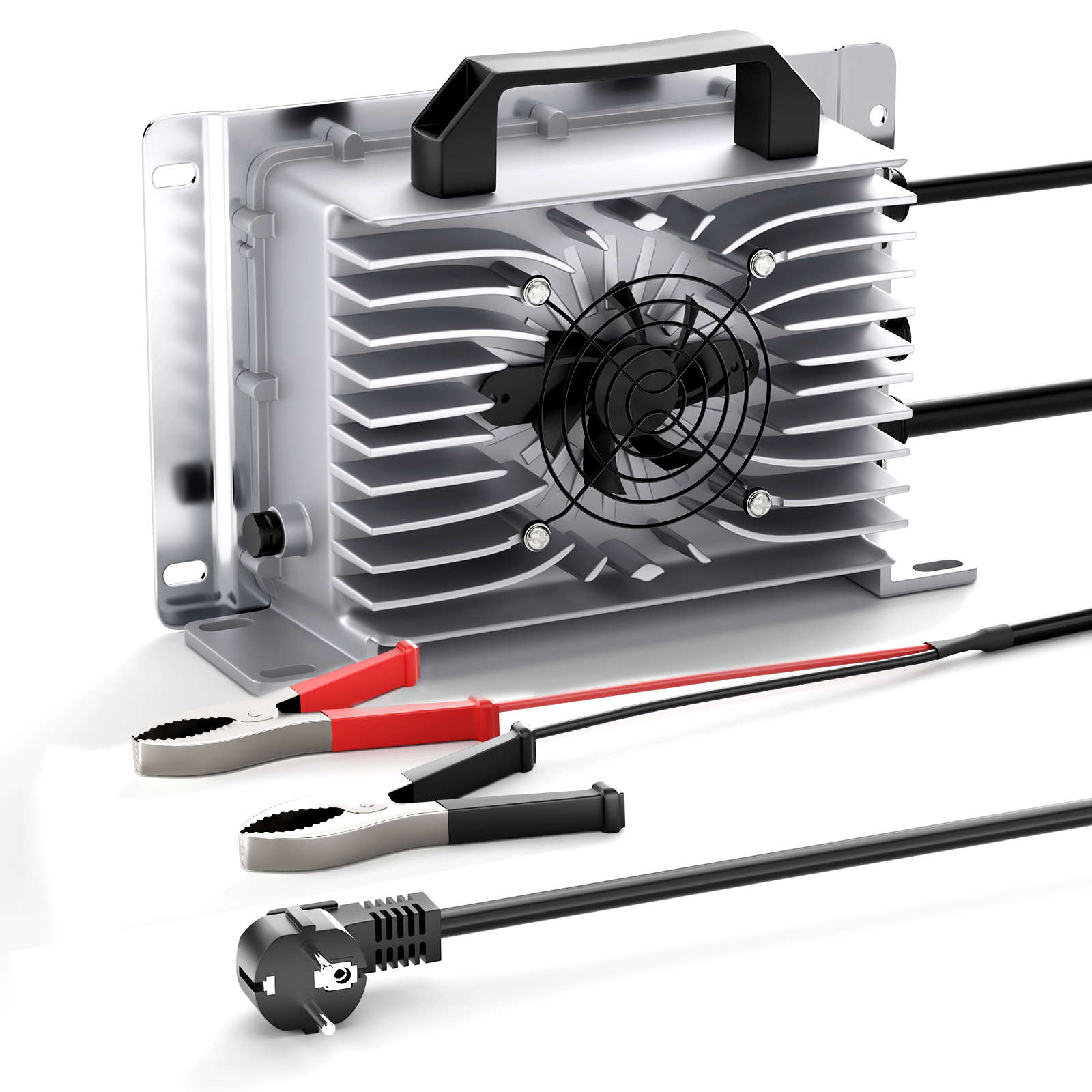 Suraziki 54,75 V 30 A Lithium-Lifepo4-Batterieladegerät für 48 V 15S Batterie, wasserdicht, 0-V-BMS-Aktivierungsladegerät für Wohnmobile, Boote, Golfwagen, Energiespeichersystem