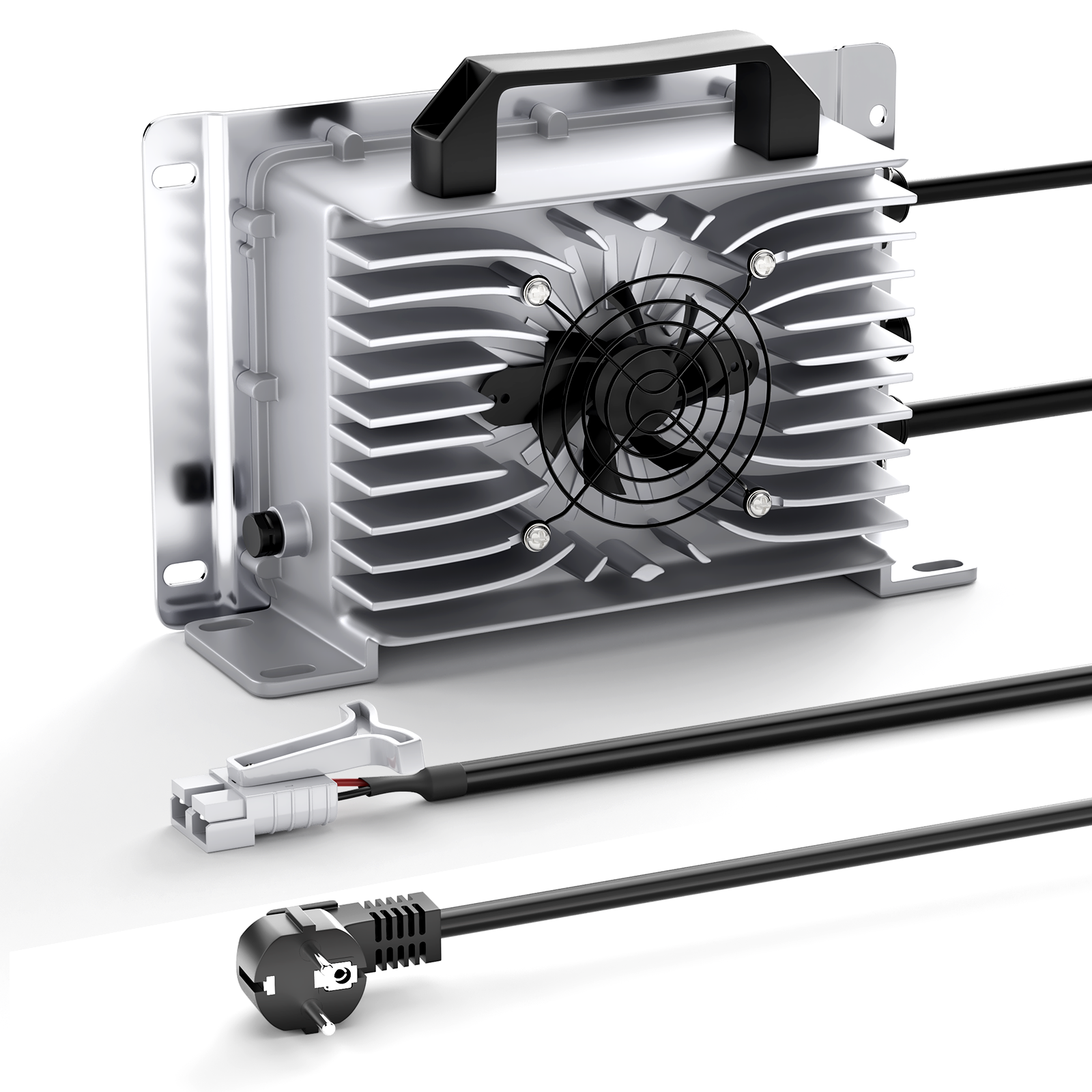 Suraziki 54,75 V 30 A Lithium-Lifepo4-Batterieladegerät für 48 V 15S Batterie, wasserdicht, 0-V-BMS-Aktivierungsladegerät für Wohnmobile, Boote, Golfwagen, Energiespeichersystem