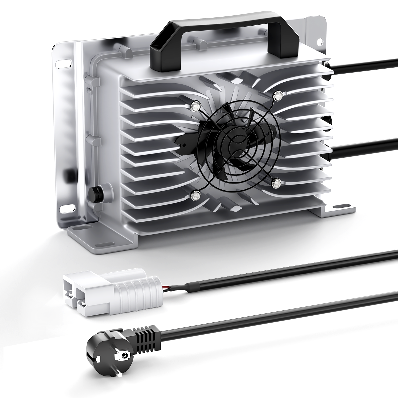Suraziki 54,75 V 30 A Lithium-Lifepo4-Batterieladegerät für 48 V 15S Batterie, wasserdicht, 0-V-BMS-Aktivierungsladegerät für Wohnmobile, Boote, Golfwagen, Energiespeichersystem